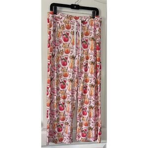 Amanda Blu Women’s Pajama Pants NWT Size Large Pink Daiquiris